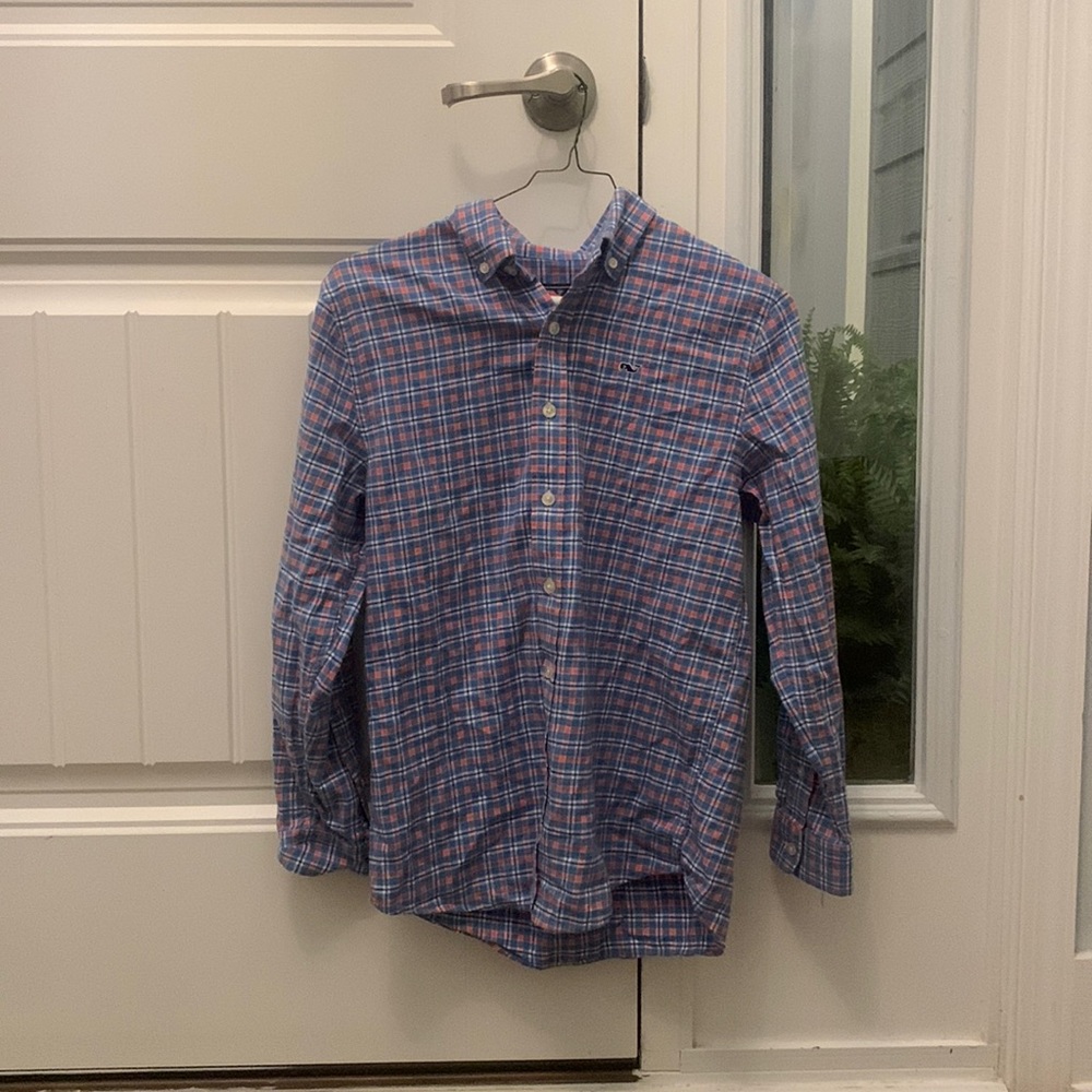 boys vineyard vines button up collard shirt